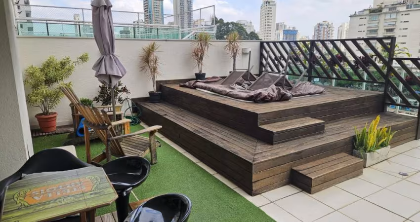 Aconchegante apartamento garden para venda com 1 quarto, sendo 1 suíte, 120m²