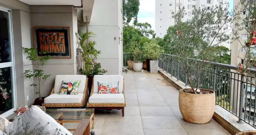 Atraente apartamento garden para venda em vila andrade com 3 quartos, sendo 3 suítes, 250m²