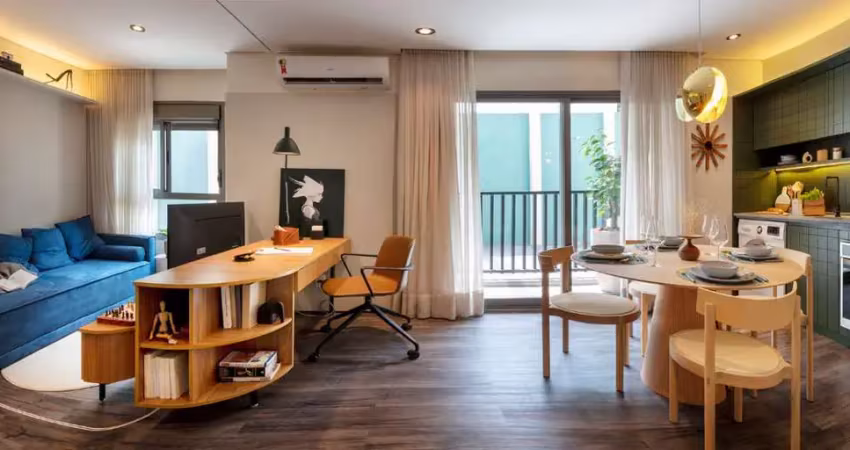 Funcional apartamento tipo para venda em chácara santo antônio (zona sul) com 2 quartos, sendo 1 suíte, 45m²