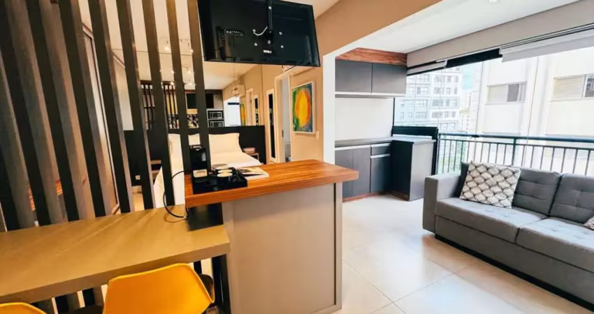 Confortável studio para venda em campo belo com 1 quarto, 35m²