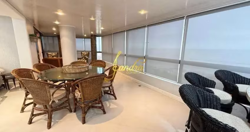 Apartamento beira mar  frente mar vista esplêndida com 02 box