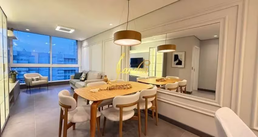 Apartamento de 2 dormitório mobiliado e decorado, com box duplo e infra