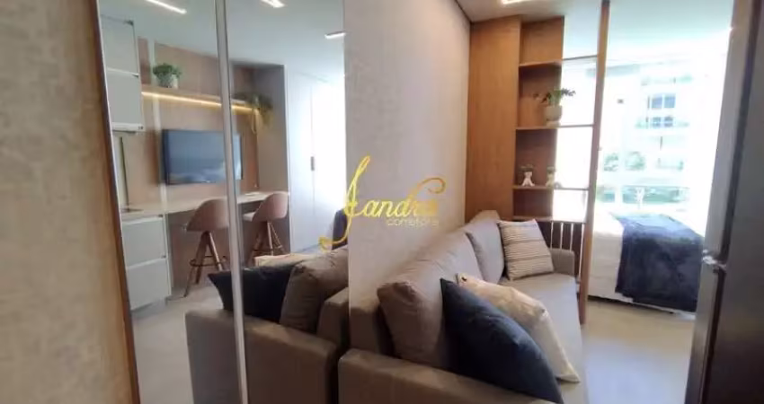 Apartamento loft(jk) com box e infra mobiliado e decorado
