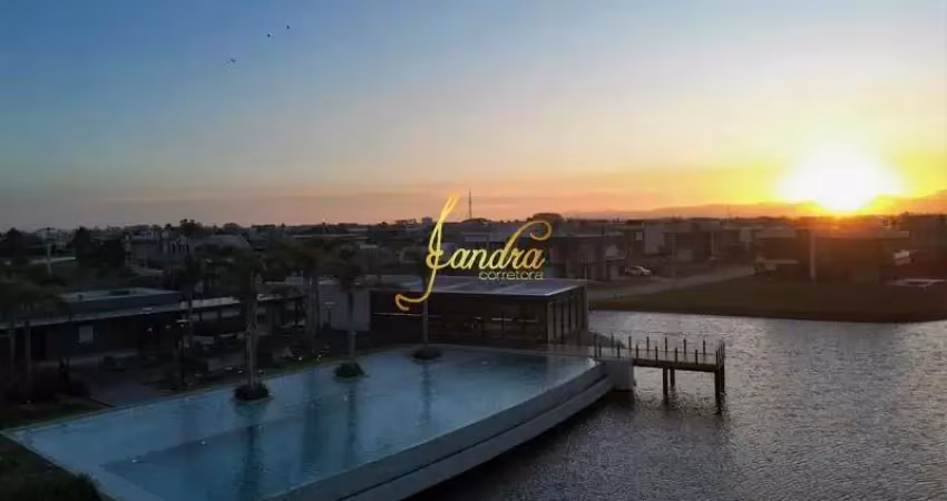 Terreno beira lago com 300  m2 no sunset pronto para construir