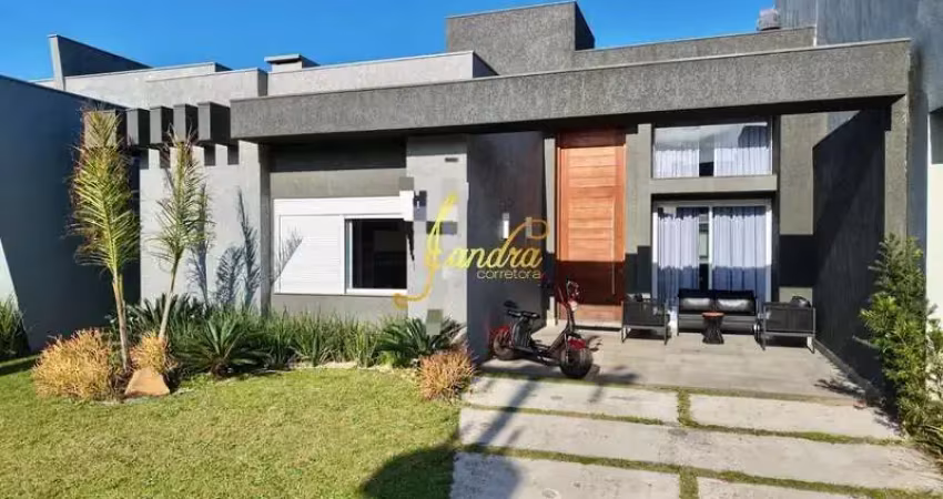Excelente casa no condomínio capão ilhas! estilo contemporânea, mobiliada e decorada, composta por 03 suítes