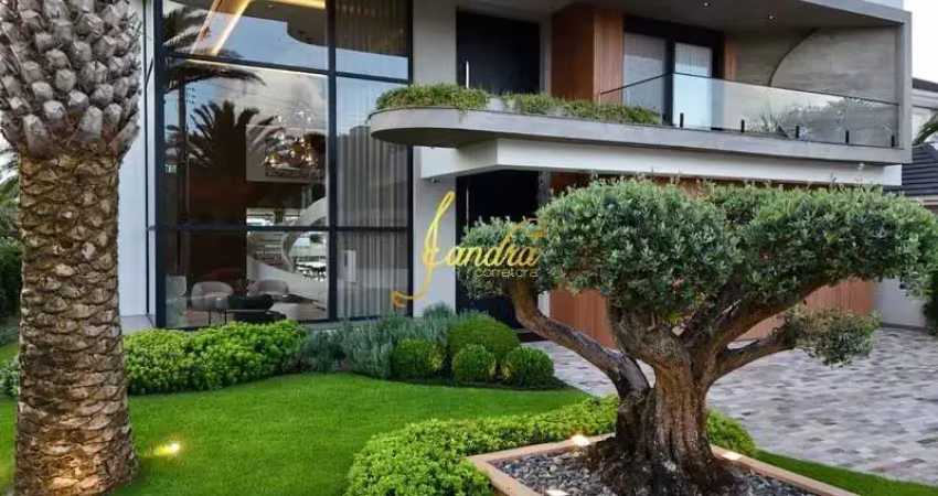 Sobrado em condomínio fechado com 05 suites vista marina