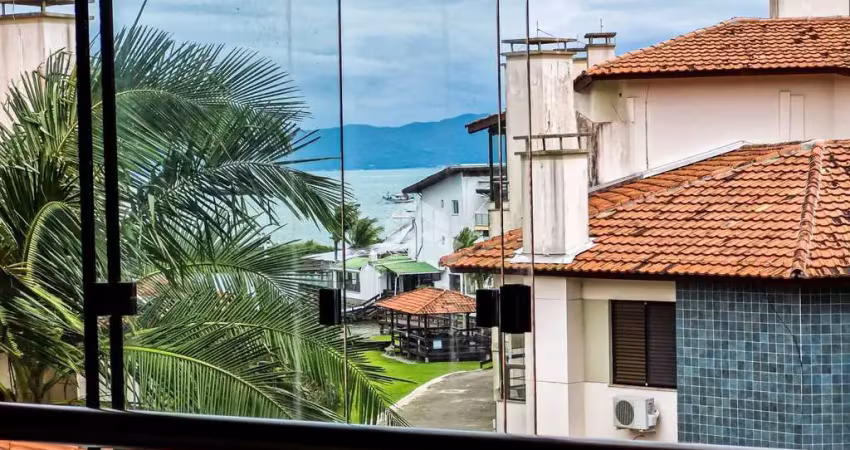 Apartamento vista mar com 1 quarto/dormitório no bairro Ponta das Canas, em Florianópolis- SC