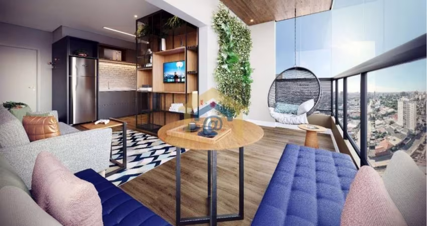 Apartamento com 1 quarto à venda na Alameda Francisco Alves, 121, Jardim, Santo André