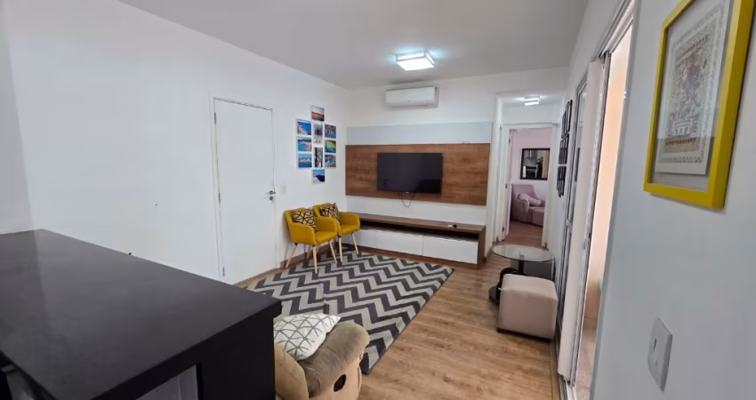 Lindo apartamento locação mobiliado 2 dormitórios 1 vaga Alphaville