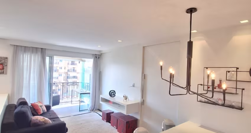 Lindo apartamento para locação mobiliado 1 dormitório 1 vaga Alphaville