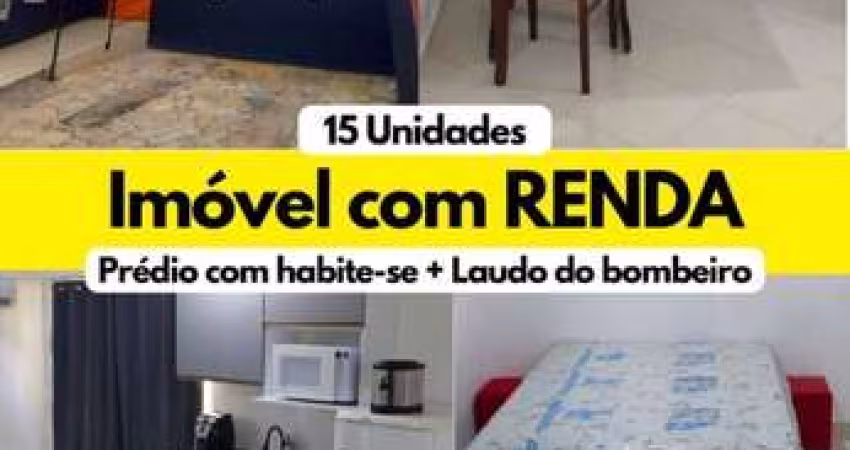 **Prédio à Venda com Aptos Studios  80% já Locados no Coração de Campinas**