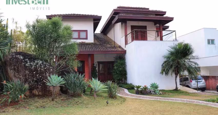 Casa com 4 suítes, 344 m² - venda por r$ 2.490.000 ou aluguel por r$ 15.440/mês - condomínio moinho de vento - valinhos/sp