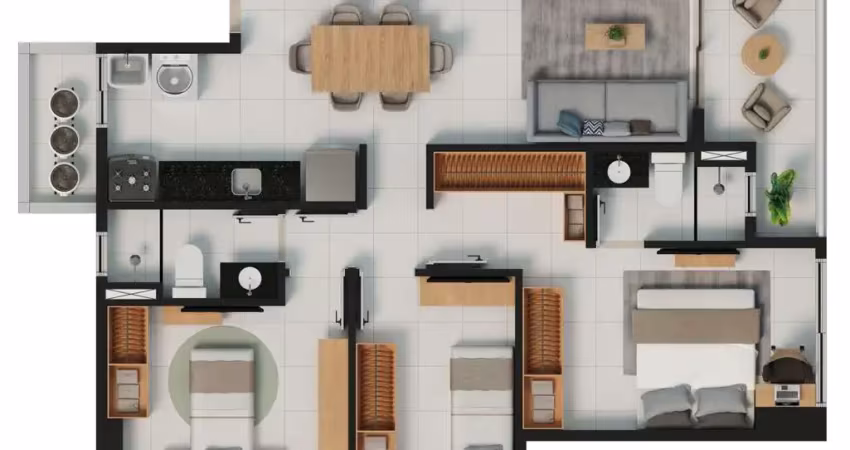 Apartamento para venda em fortaleza, aldeota, 2 dormitórios, 2 suítes, 2 banheiros, 1 vaga