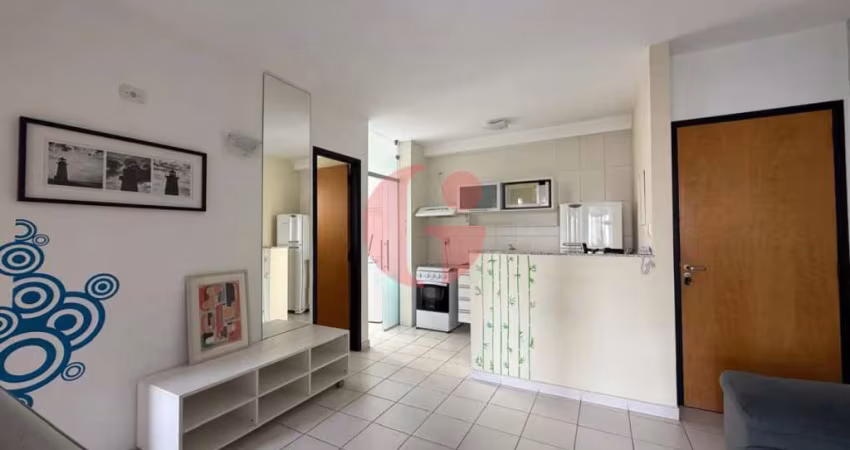 Apartamento mobiliado para venda com 1 dormitório sendo suíte 1 vaga de garagem - Jardim Aquarius