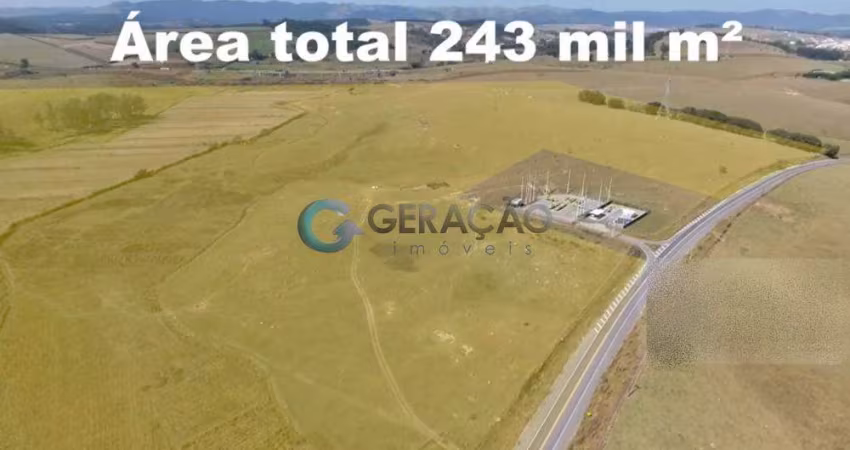 Área industrial para venda com 242.847,00m² em Caçapava