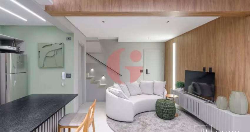 Apartamento duplex para venda com 01 quarto e 01 vaga de garagem - 78m² no bairro Jardim Aquarius