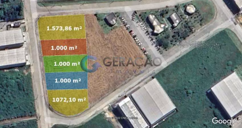 Terreno comercial/industrial 1.573,86 m² condomínio fechado jacareí