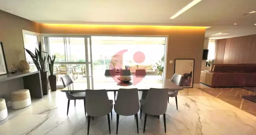 Apartamento mobiliado para venda com 4 suítes e 3 vagas de garagem - 278m² - Jardim das Colinas