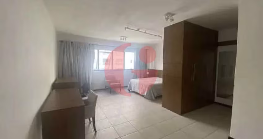 Apartamento Flat mobiliado para locação com 1 quarto e com 1 vaga de garagem - 54m² no bairro Jardim Aquarius