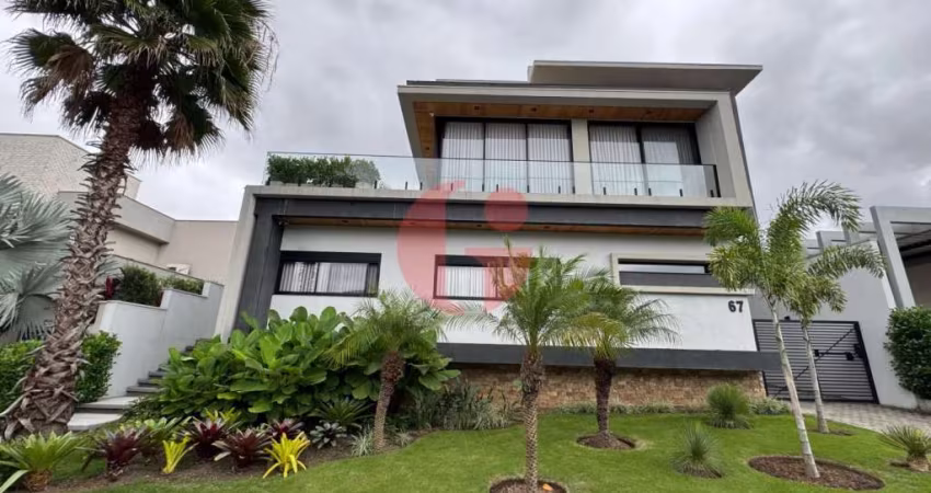 Casa mobiliada em condomínio para venda com 5 suítes e 4 vagas de garagem com 480m² - Urbanova