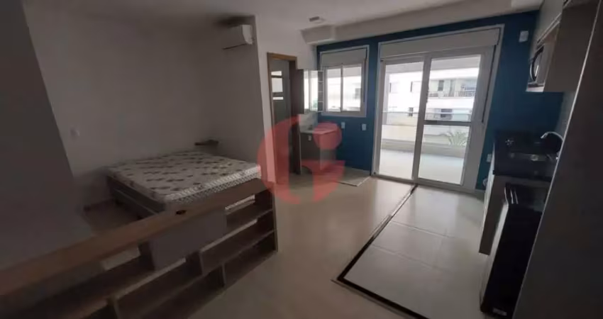 Apartamento studio mobiliado para locação com 01 quarto e 01 vaga de garagem - 40m² no bairro jardim aquarius