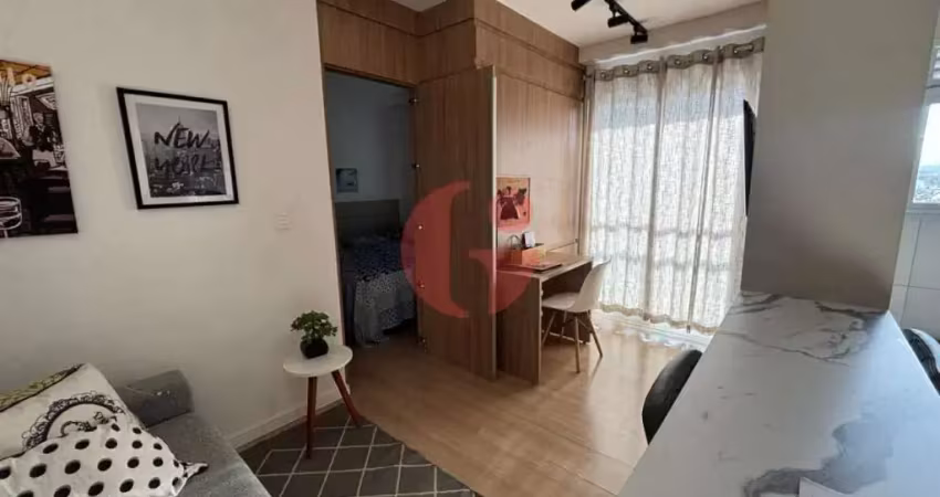 Apartamento mobiliado para locação com 01 dormitório e 01 suíte - 36 m²- no bairro jardim aquarius