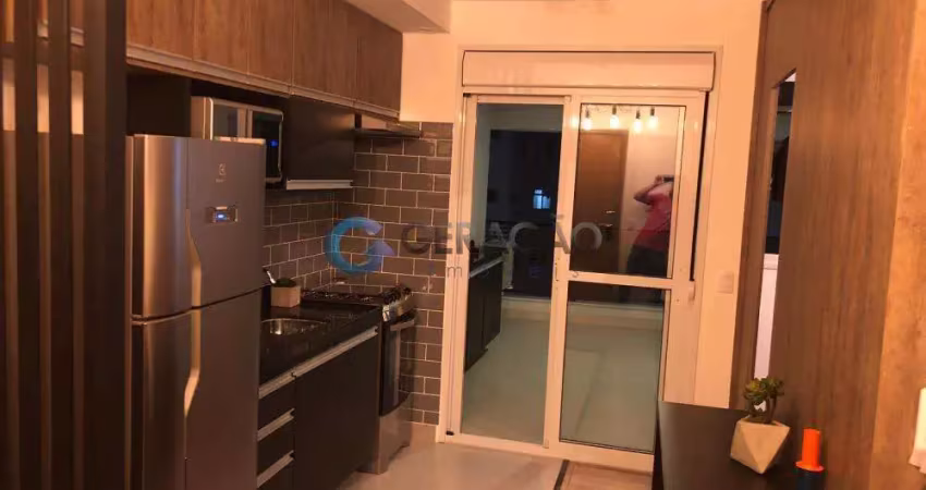 Apartamento mobiliado para locação com 1 quarto e 1 vaga de garagem- 41 m²- jardim aquarius