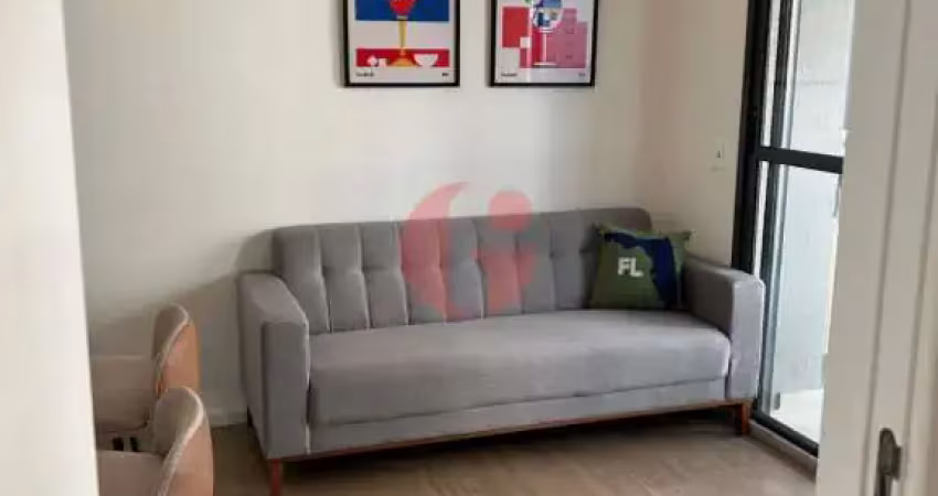 Apartamento mobiliado para locação com 1 quarto (1 suíte) e 1 vaga de garagem- 34 m²- jardim esplanada ii