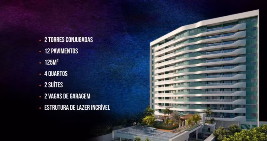 Excelente apartamento com 4 quartos em Graças - Recife - PE