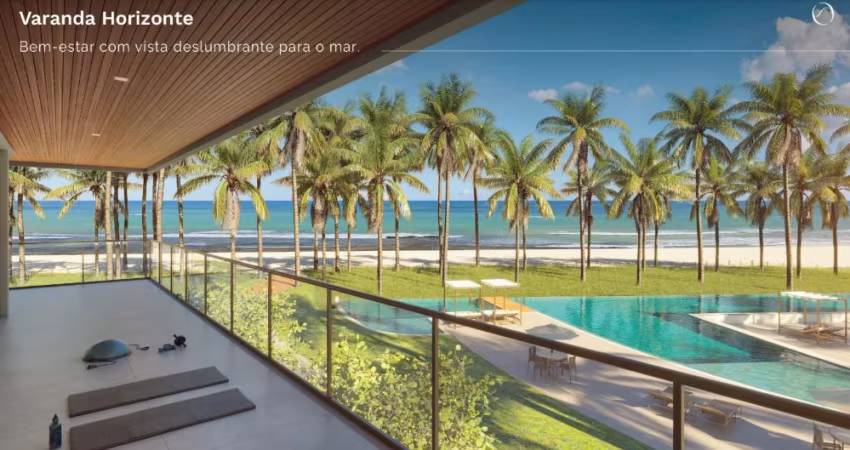 Excelente apartamento à beira mar com 2 quartos em Praia dos Carneiros - Tamandaré - PE