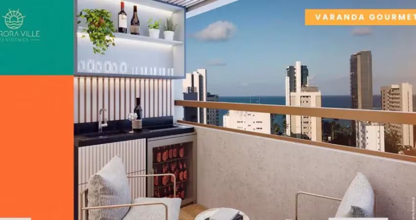 Apartamento excelente localização com 2 quartos em candeias - jaboatão dos guararapes- pe