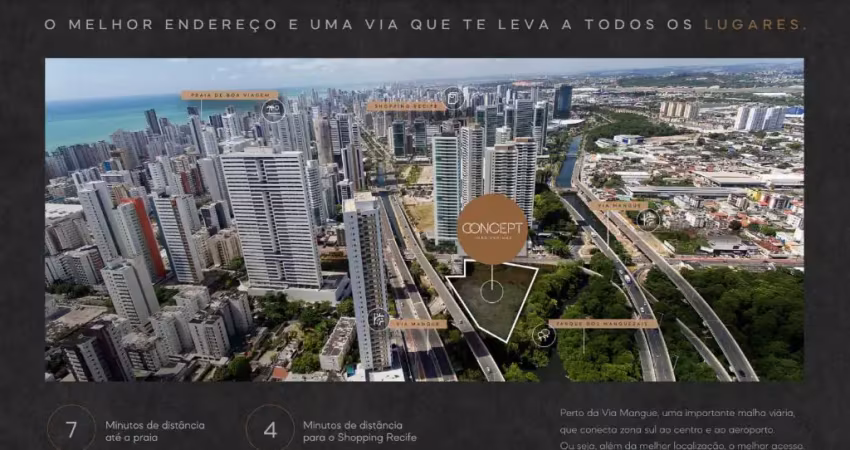 Apartamento excelente localização em boa viagem - recife - pe