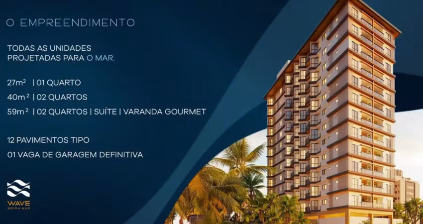 Apartamento à beira mar com 1 ou 2 quartos em candeias - jaboatão dos guararapes- pe