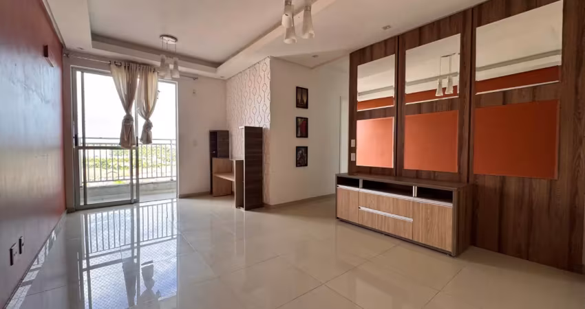 Apartamento com modulados e climatizado – condomínio allegro, bairro colônia terra nova
