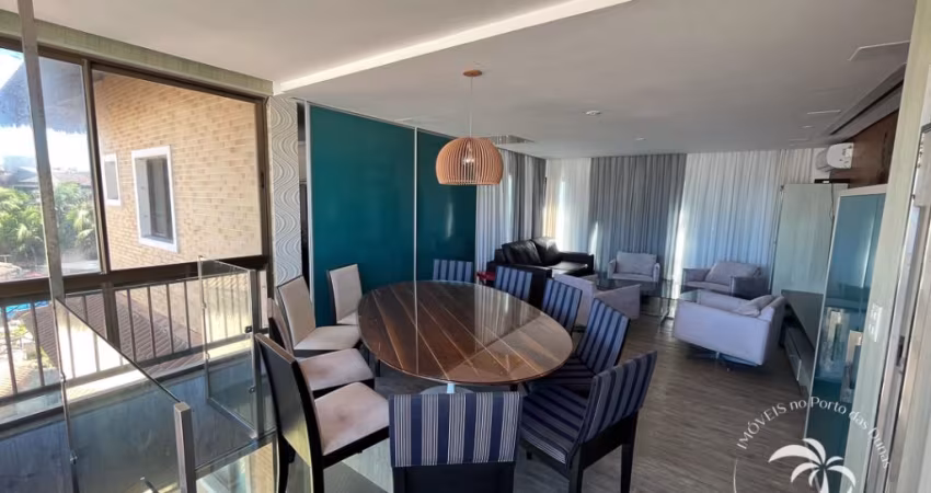 Cobertura 168m2, 4 Suítes, Porto das Dunas. Oportunidade! R$ 1.050.000,00 - Porteia Fechada