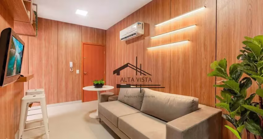 Apartamento com 2 dormitórios à venda, 48 m² por r$ 348.000 - santa mônica - uberlândia/mg