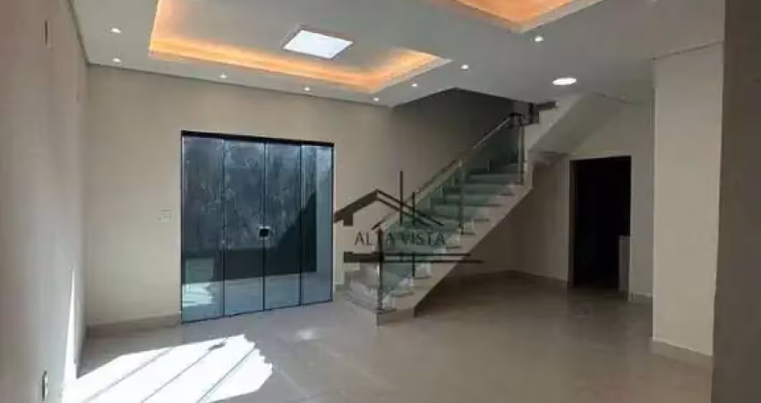 Sobrado com 3 dormitórios à venda, 135 m² por r$ 550.000,00 - santa mônica - uberlândia/mg