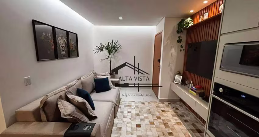 Apartamento com 2 dormitórios à venda, 73 m² por r$ 485.000 - novo mundo - uberlândia/mg