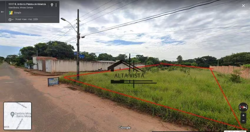 Terreno à venda, 1000 m² por r$ 190.000 - morada nova - uberlândia/mg