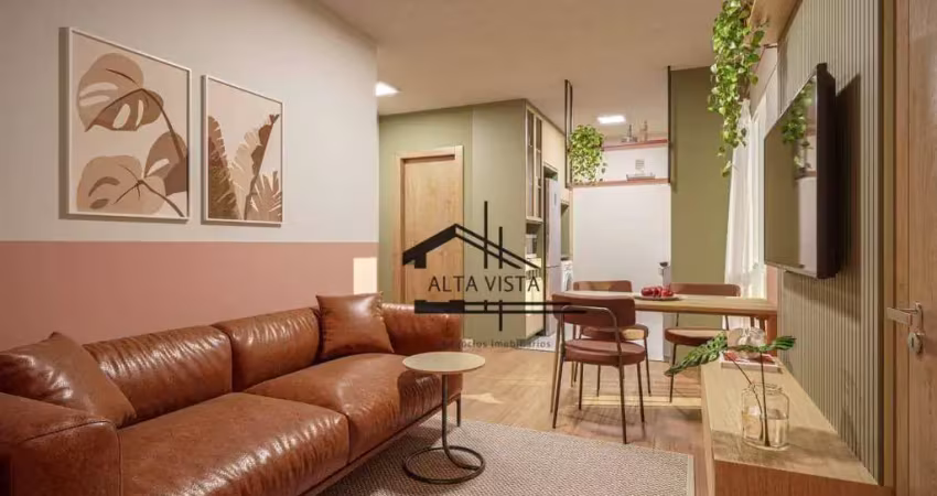 Apartamento com 2 dormitórios à venda, 41 m² por r$ 215.000,00 - jardim holanda - uberlândia/mg