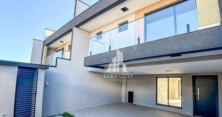 Sobrado com 3 dormitórios à venda, 163 m² por R$ 980.000,00 - Cruzeiro - São José dos Pinhais/PR