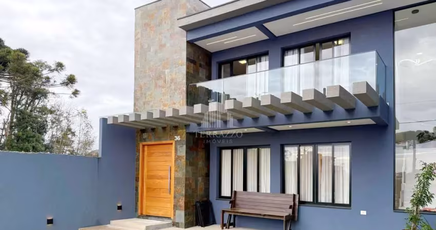 Sobrado alto padrao semi mobiliado em condominio fechado - costeira - são josé dos pinhais - pr.