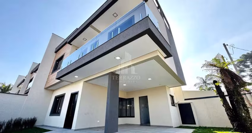 Tríplex alto padrão com 3 suítes e terraço gourmet – são josé dos pinhais