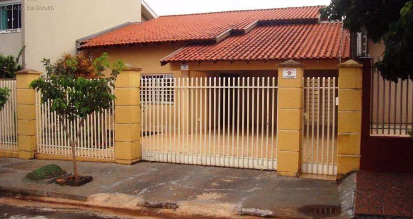 Casa a VENDA em Ibiporã com 300 m&#178; (3 dormts. e 1 suíte), 02 vagas de garagem.