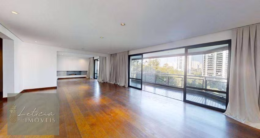 Apartamento com 3 dormitórios, 337 m² - venda por R$ 4.580.000,00 ou aluguel por R$ 29.112,52/mês - Santo Amaro - São Paulo/SP