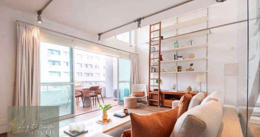 Apartamento com 1 dormitório, 74 m² - venda por R$ 1.850.000,00 ou aluguel por R$ 13.013,00/mês - Vila Nova Conceição - São Paulo/SP