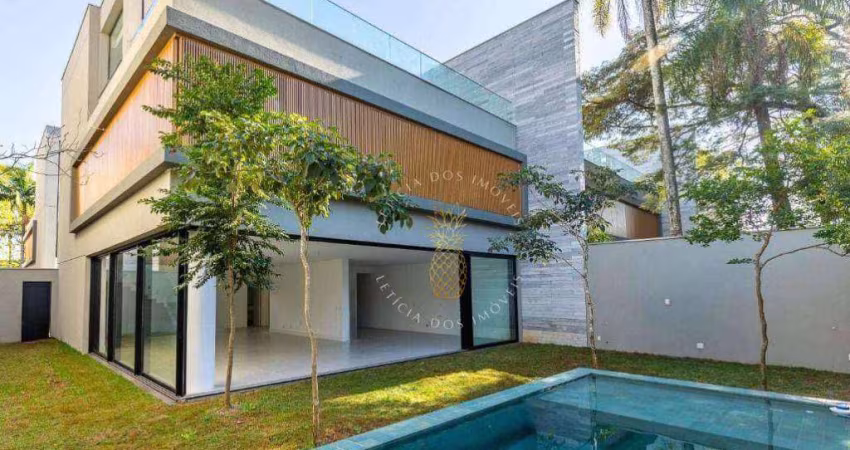 Casa com 5 dormitórios à venda por R$ 10.200.000,00 - Brooklin - São Paulo/SP