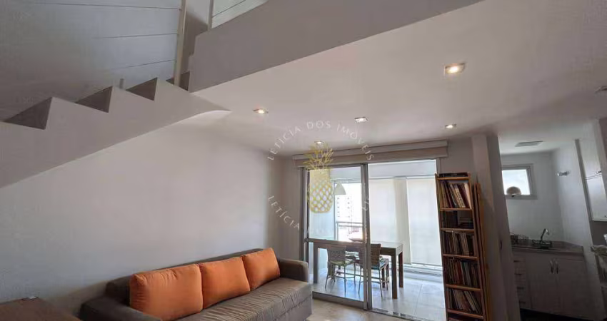 Apartamento Duplex com 1 dormitório à venda, 62 m² por R$ 900.000,00 - Campo Belo - São Paulo/SP