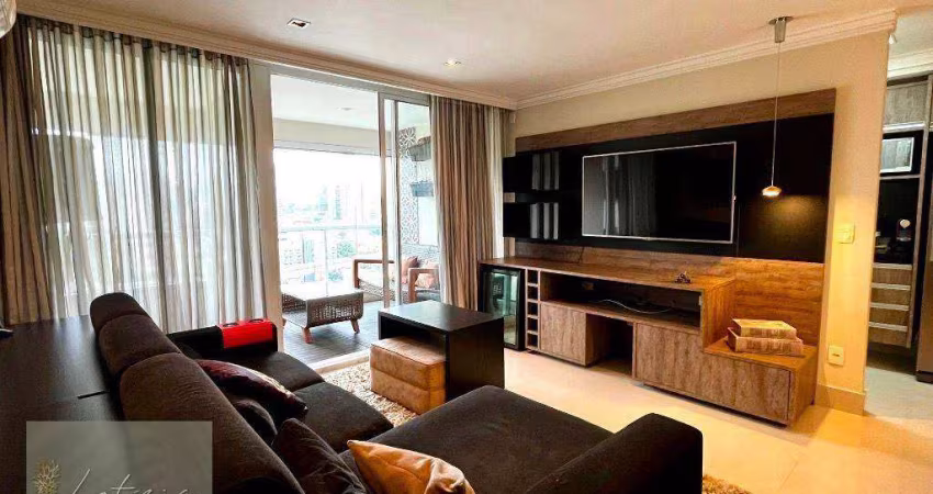 Apartamento com 1 dormitório para alugar, 68 m² por R$ 7.477,00/mês - Brooklin - São Paulo/SP