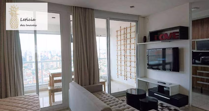 Apartamento com 1 dormitório à venda, 44 m² por R$ 850.000,00 - Brooklin - São Paulo/SP